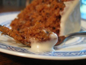 Carrot Cake Slice w/fork